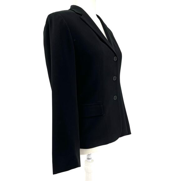 Calvin Klein Short Single-Breasted Blazer 2 Tailored Career Jacket - Picture 4 of 8